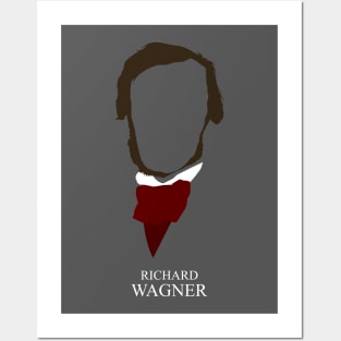 Richard Wagner - Minimalist Portrait Posters and Art